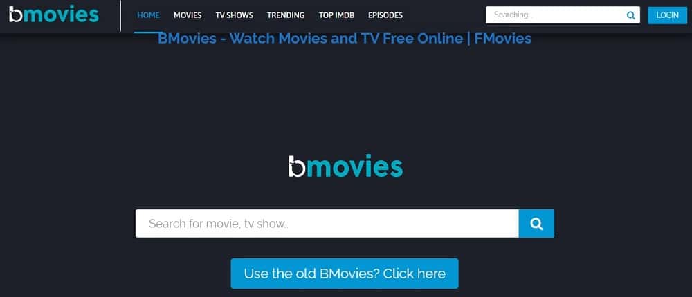 Bmovies Homepage