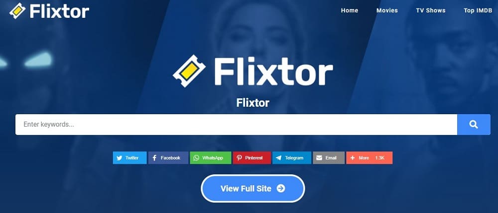 FlixTor Homepage