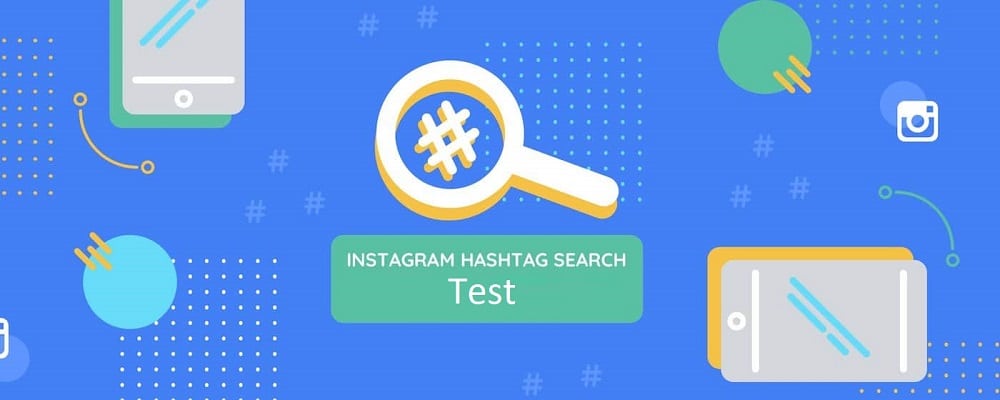 Hashtag search test