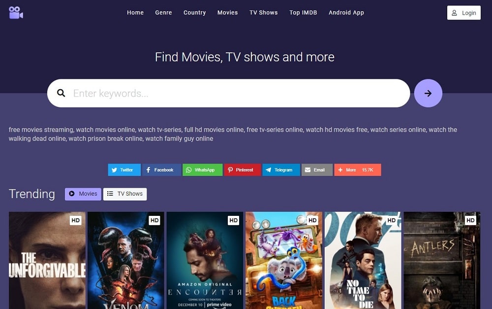 MoviesJoy Homepage