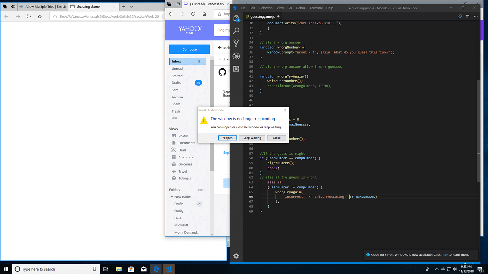 Visual Studio code Disadvantage