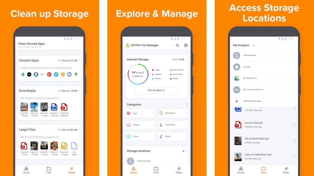 Astro File Manager