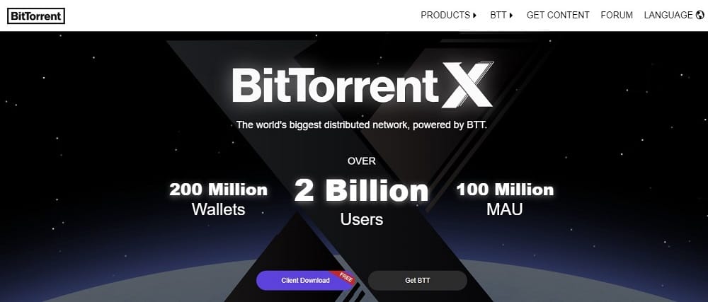 Bit Torrent Homepage