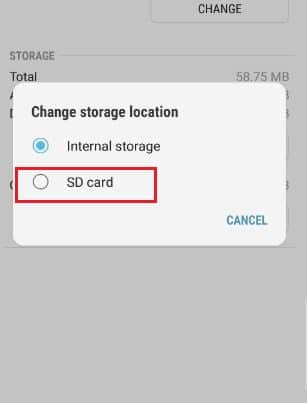 Change-storage-location