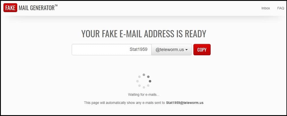 Fake Mail Generator overview
