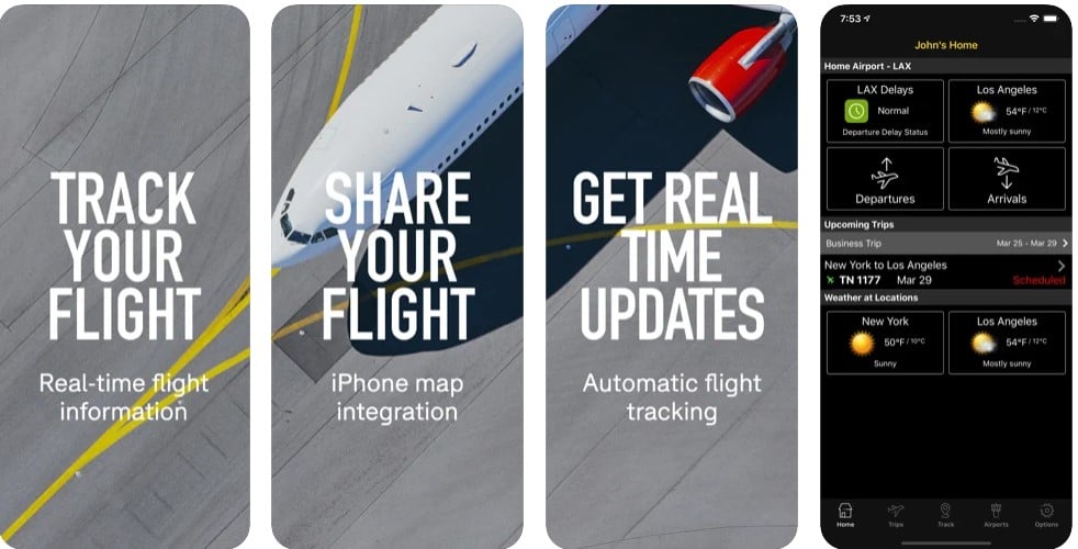 Flightview flight tracker