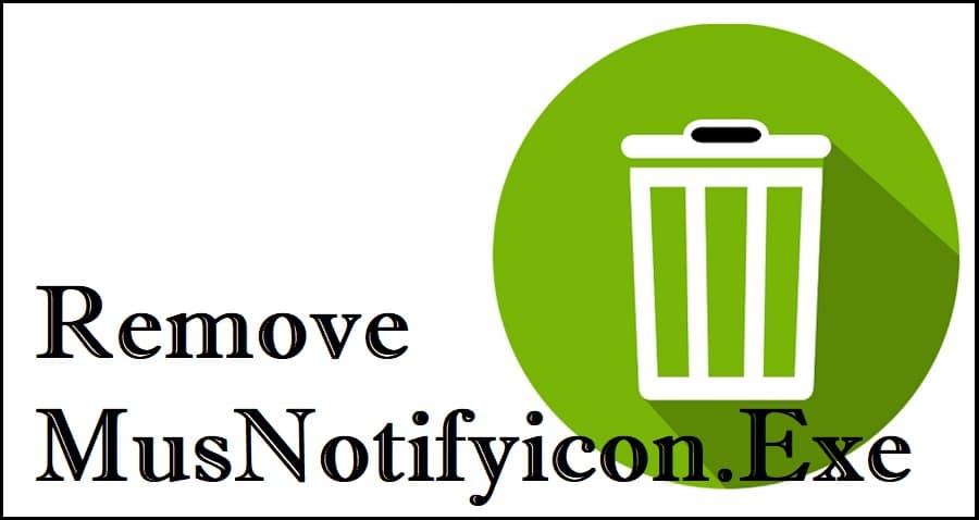 How to Remove MusNotifyicon.Exe