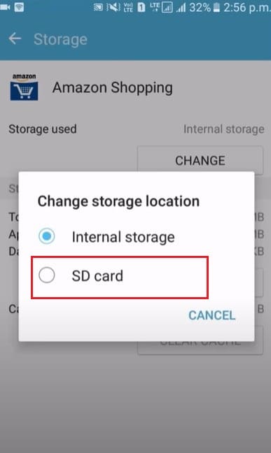 Select SD Card