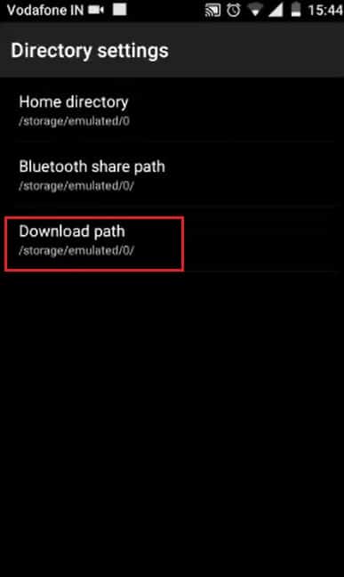 download path