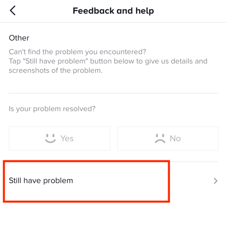 tiktok Choose Still Have a Problem