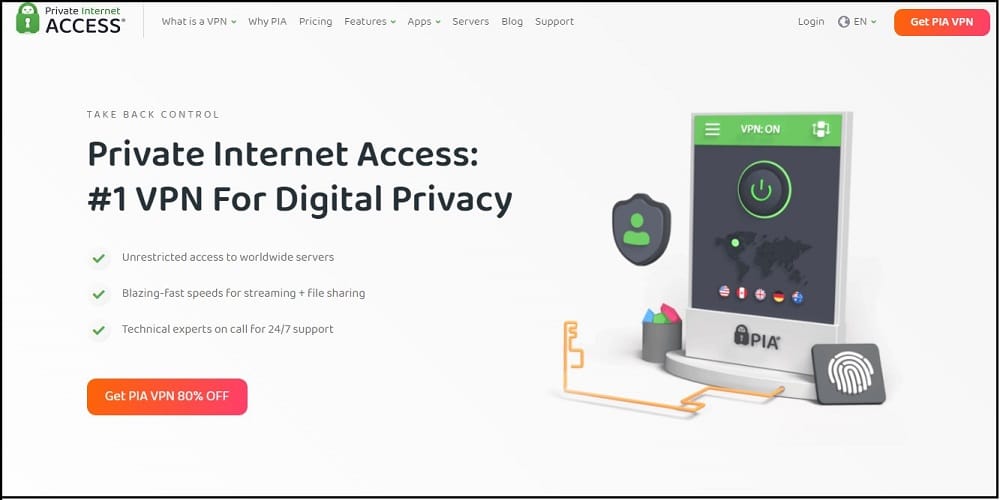 PrivateInternetAccess proxy