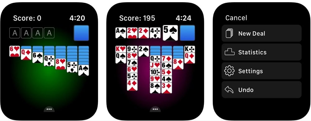 Solitaire apple watch game