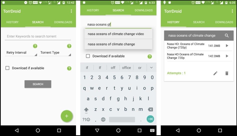TorrDroid best Android Torrent App