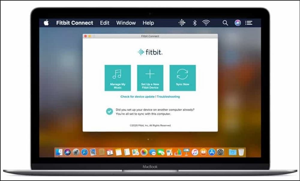 Update Fitbit Device Through Your Computer