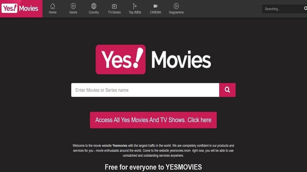 Yesmovies overview