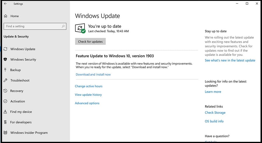 Rerun the Windows 10 Update