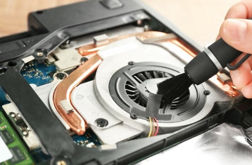 Clean a Laptop Fan