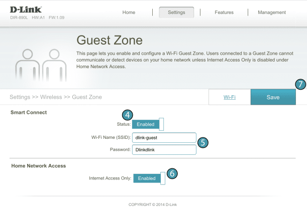 Enable Guest Network