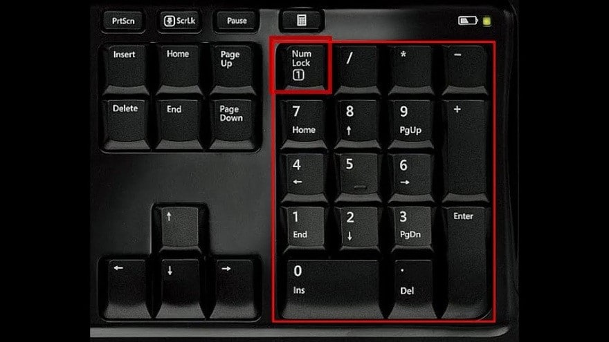 Keyboard keys are not functioning correctly