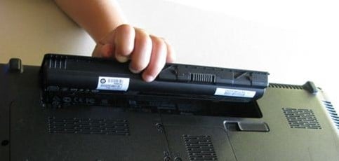 Remove the Battery from the laptop