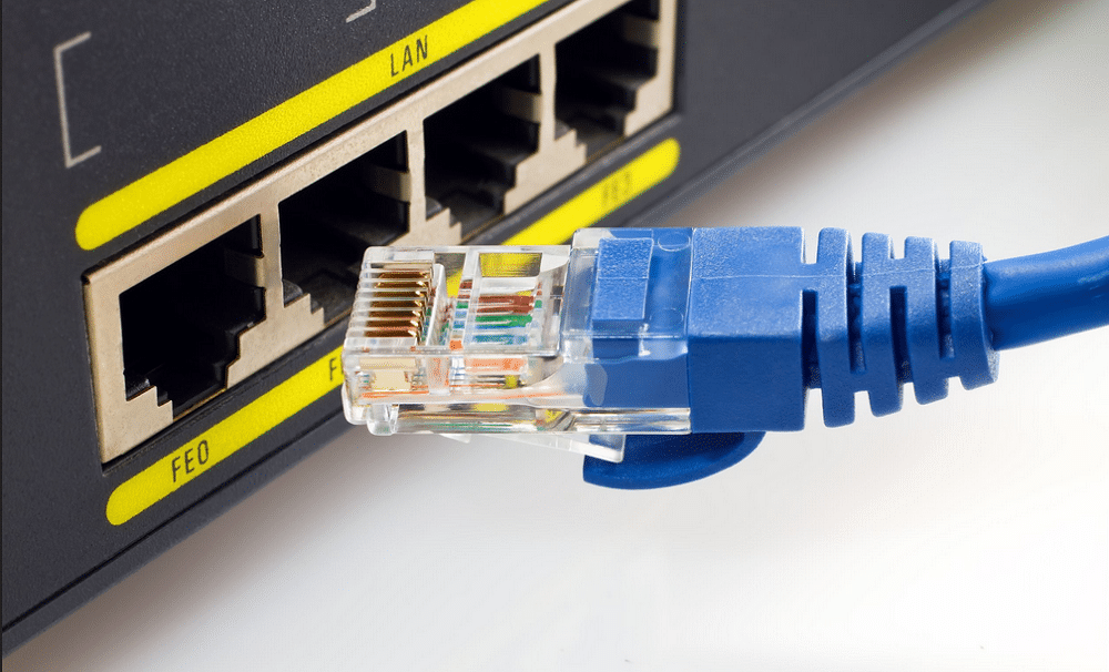 Try using a different Ethernet cable