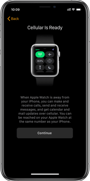 cellular on Apple Watch