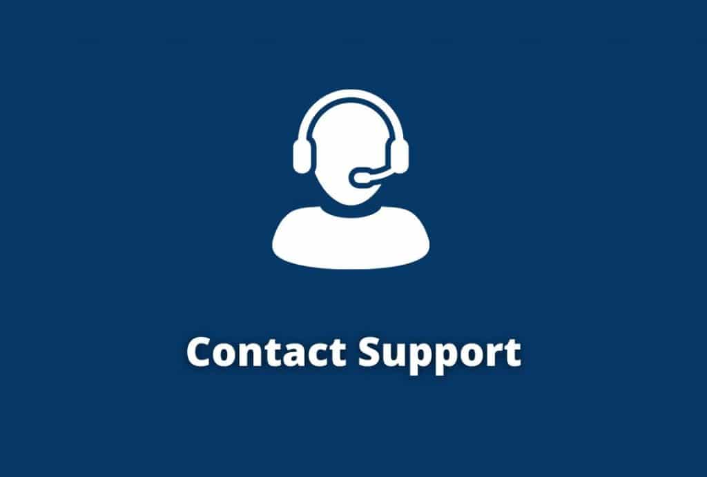 Contact support
