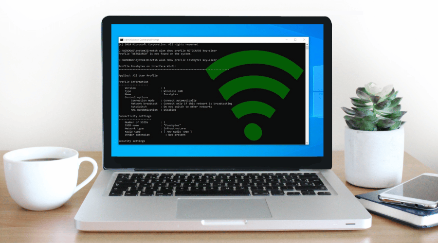 Find WiFi Password Using CMD Commands