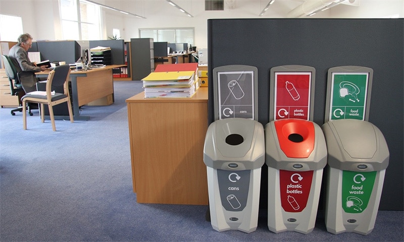 Implement recycling policies and procedures in your office