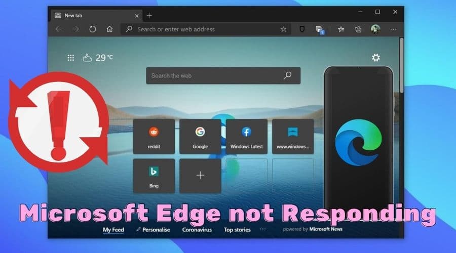 Microsoft Edge not Responding