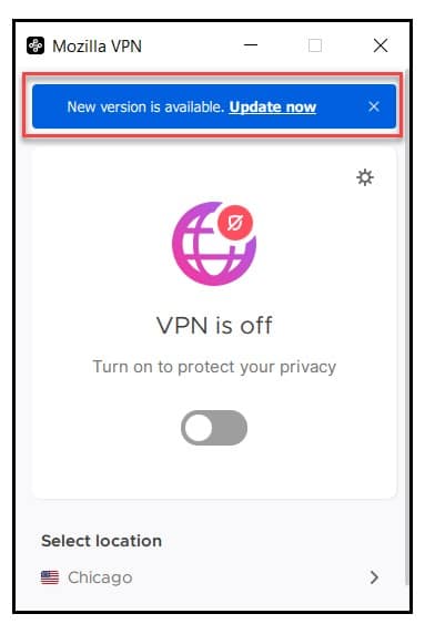 Update or upgrade your VPN