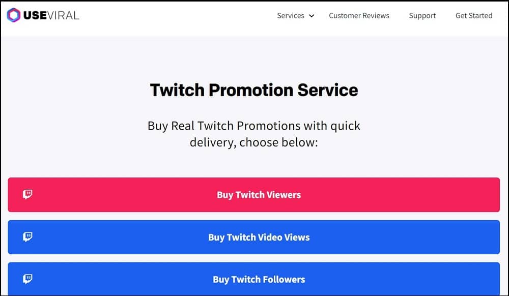 UseViral for twitch Overview