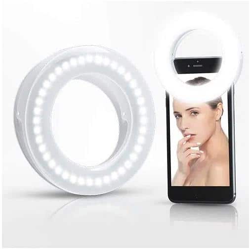 XINBAOHONG Clip-on Selfie Ring Light
