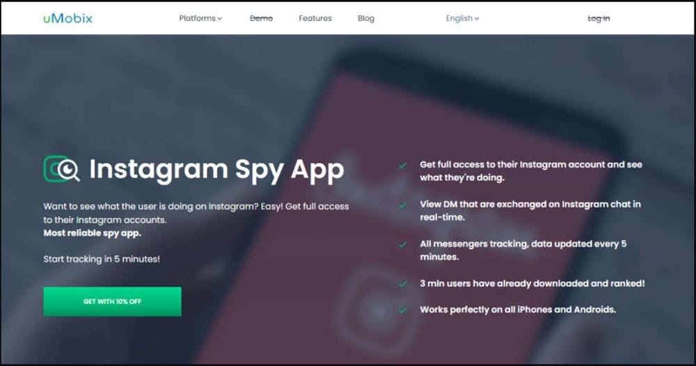 uMobix is Instagram Spy Apps