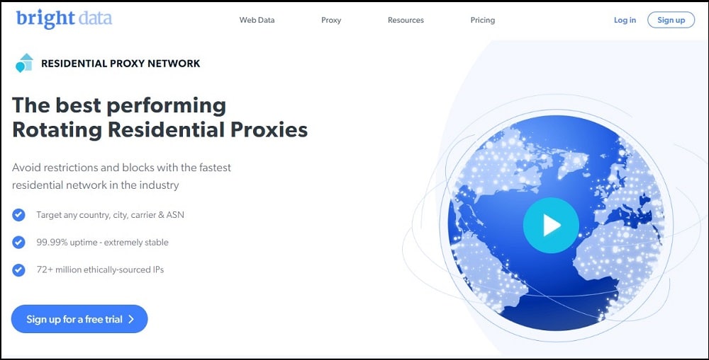 Bright Data for Residential Proxy