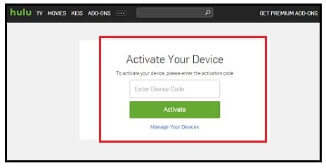 Deactivate and reactivate your device on Hulu