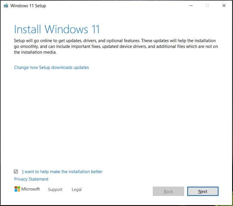 ASUS Windows 11 Update via ISO Mount