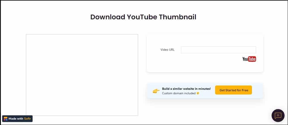 Download YouTube Thumbnail by Softr