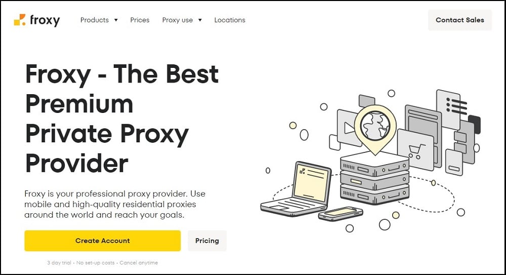 Froxy Homepage Review