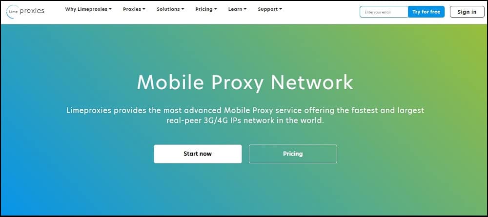 Limeproxies for Mobile Proxies