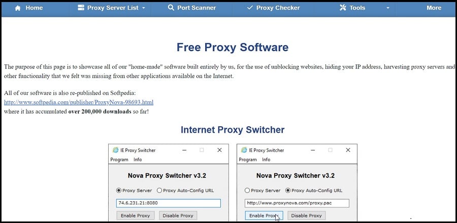 Nova Proxy Switcher