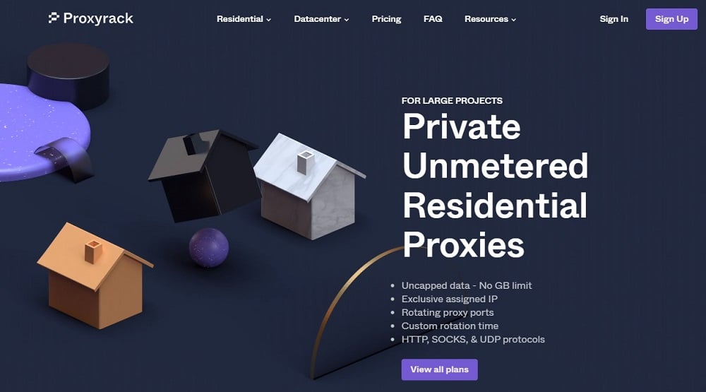 Proxyrack Residential Proxy Overview