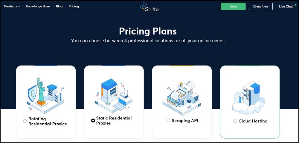 Shifter Residential Price and Plan