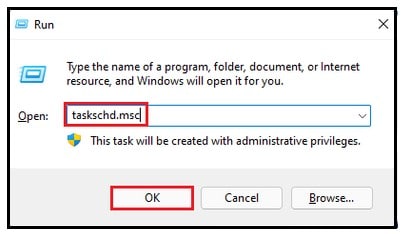 Task Scheduler on your PC