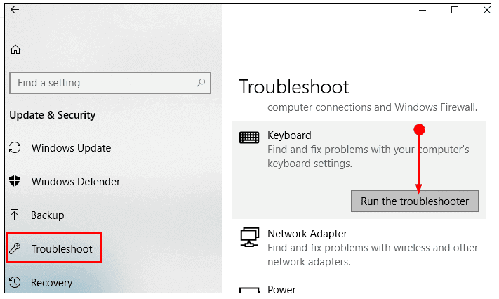 Troubleshooter