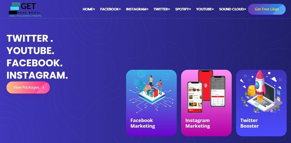 GetBoost Homepage