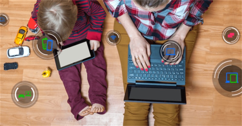 Limit your child’s access to internet-connected devices