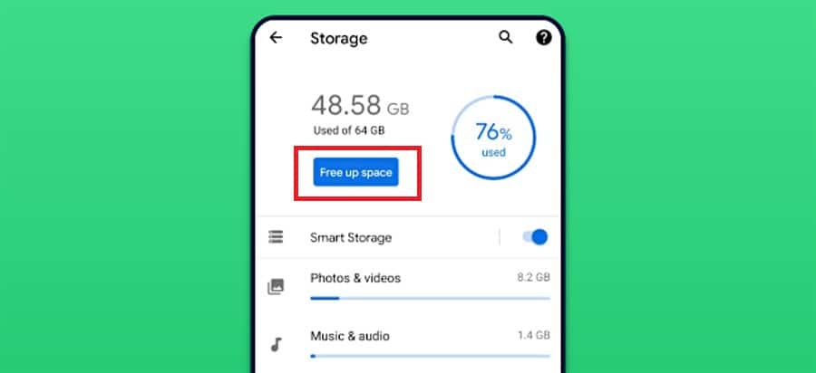 free Up Storage Space