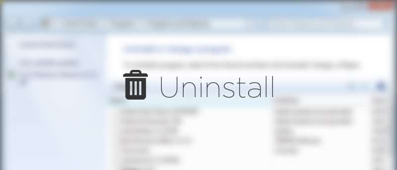 third-party uninstallers