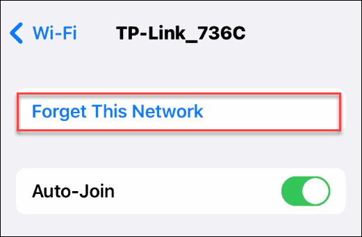 ForgetThis Network